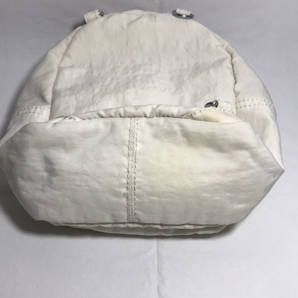 Kipling Brand Mini Off White Convertible Micro Backpack Crossbody Purse Bag - Picture 7 of 10